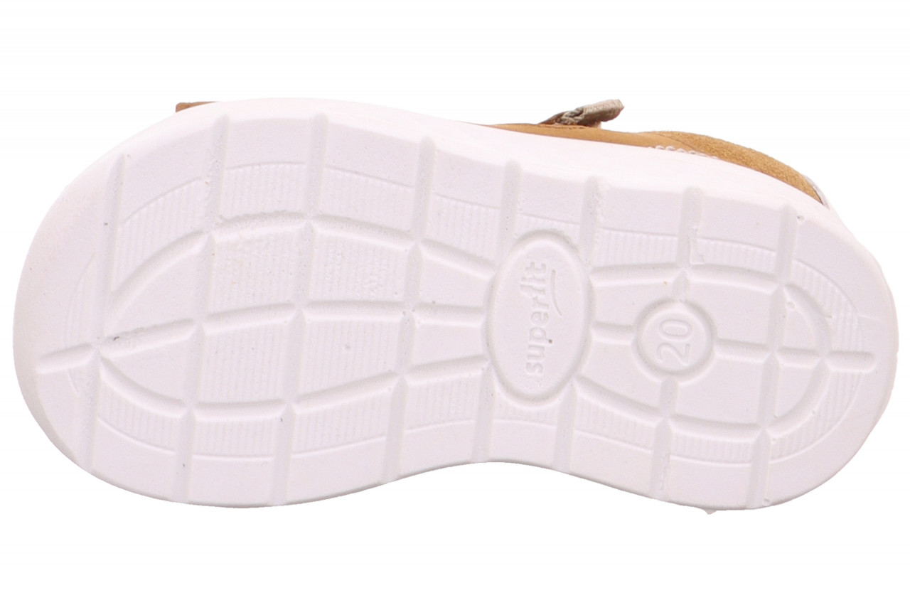 LAGOON - Braun/Beige Sandale mit Klettverschluss