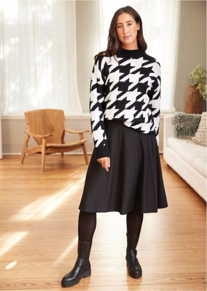 Pullover mit Stehkragen