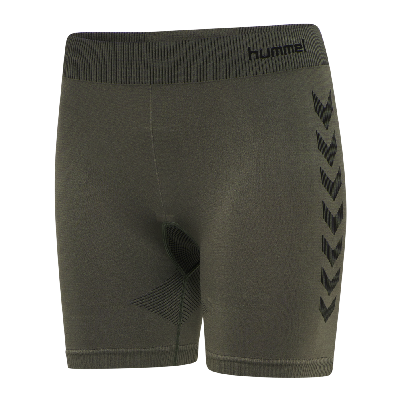 Hummel hmlFIRST Seamless Short Damen Grün F6084
