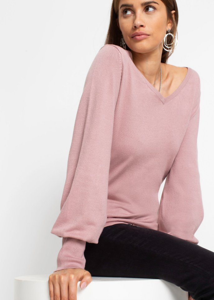 Pullover mit Ballonärmeln