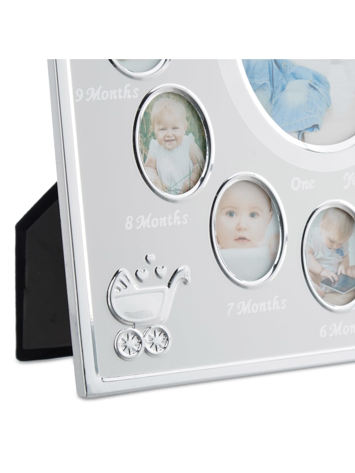 relaxdays Babybilderrahmen in Weiß - (H)29 x (B)24 cm günstig kaufen onesize