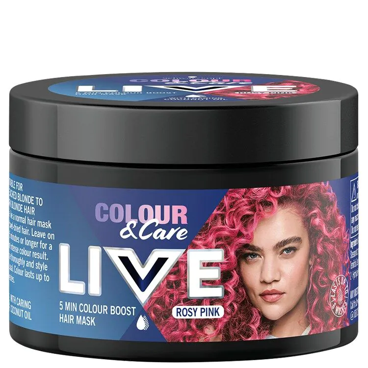 Schwarzkopf Live Rose Pink maska za kosu