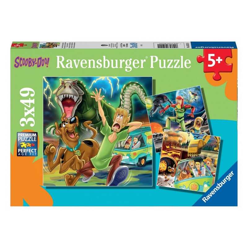 Puzzles les aventures de Scooby-Doo 3x49 pièces