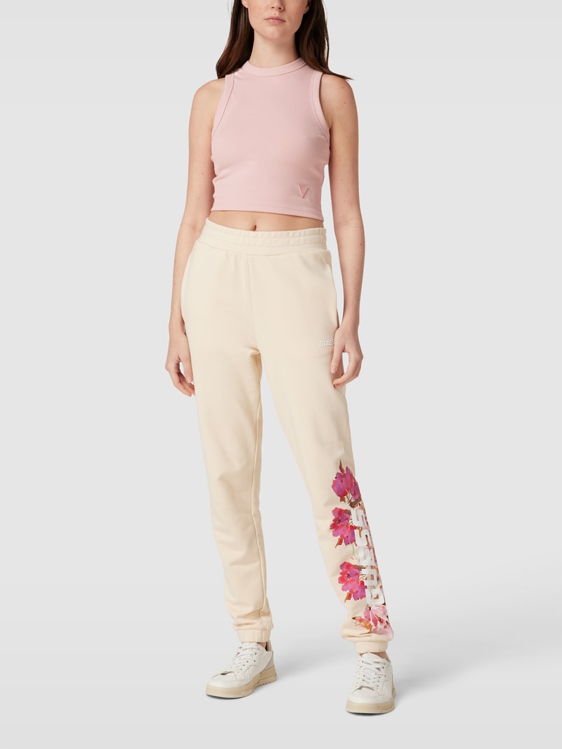 Tanktop mit Feinripp Modell 'EDIE' in violett