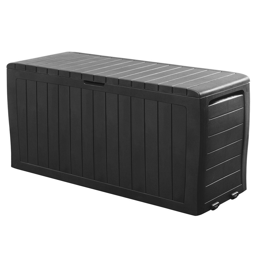 Deuba Auflagenbox, Marvel Plus Keter 220kg belastbar UV-beständig Wetterbeständig Rollen