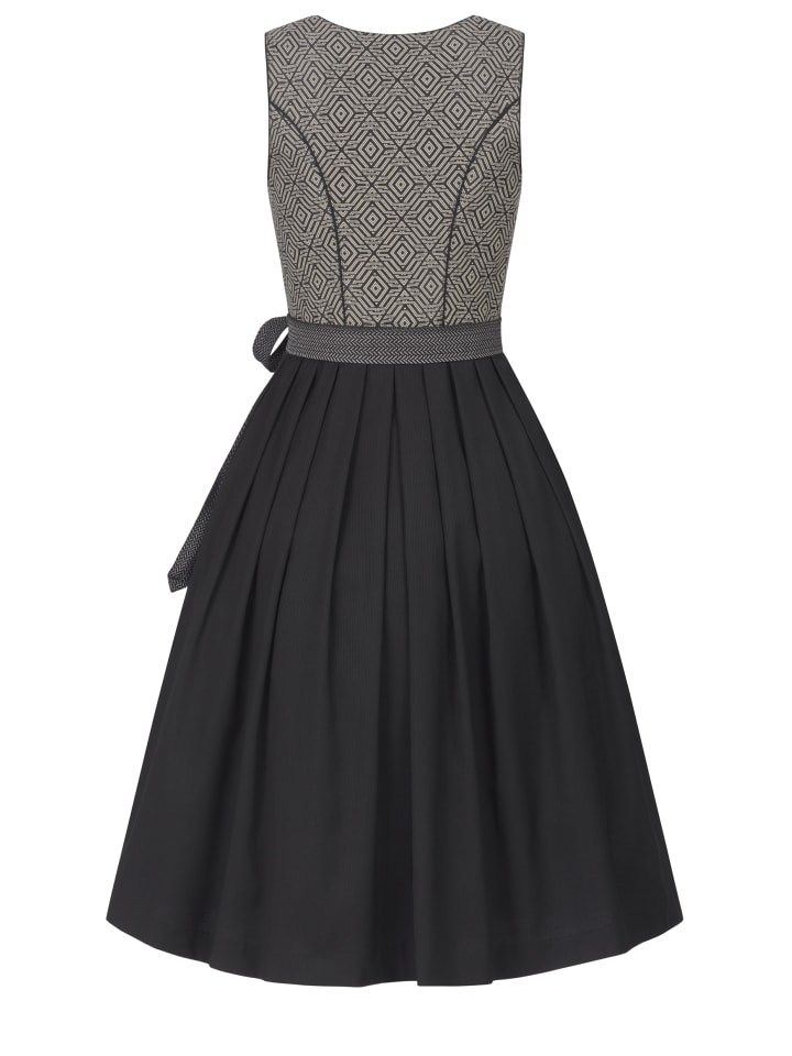 Nübler Midi Dirndl Grace in Schwarz günstig kaufen