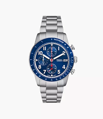 Fossil Uhr Chronograph Sport Tourer Edelstahl