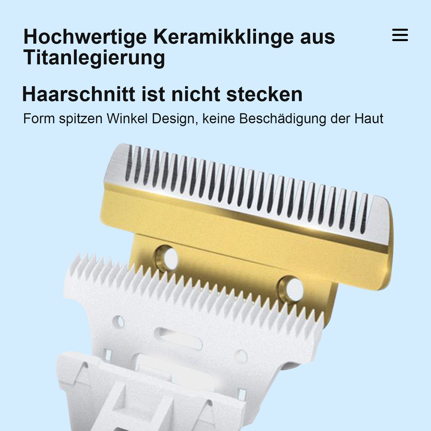 Vicbuy Hundeschermaschine, 12er Tierhaarschneidemaschine-Set 5 Einstellstufen