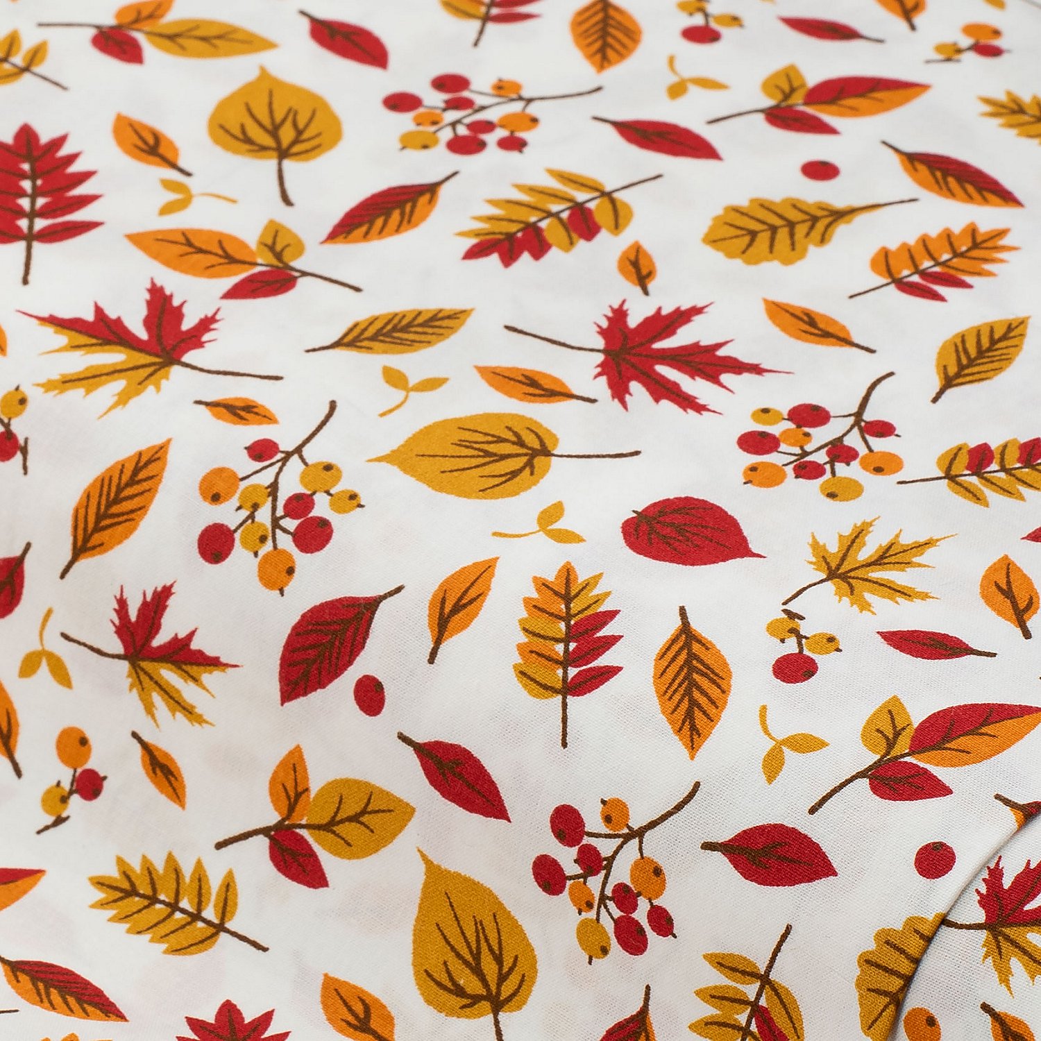 Baumwollstoff Herbstlaub 