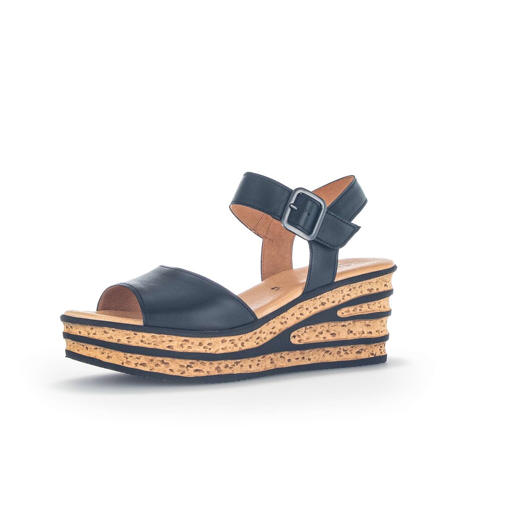 Gabor fashion Keilsandalette schwarz