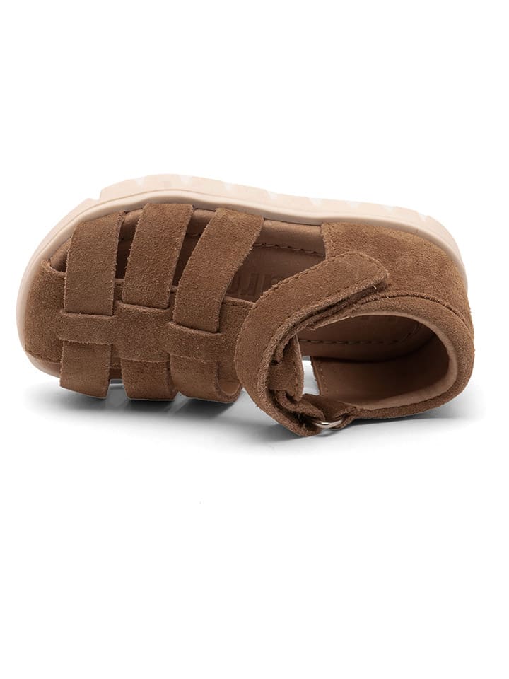 bisgaard Leder-Halbsandalen in Braun günstig kaufen