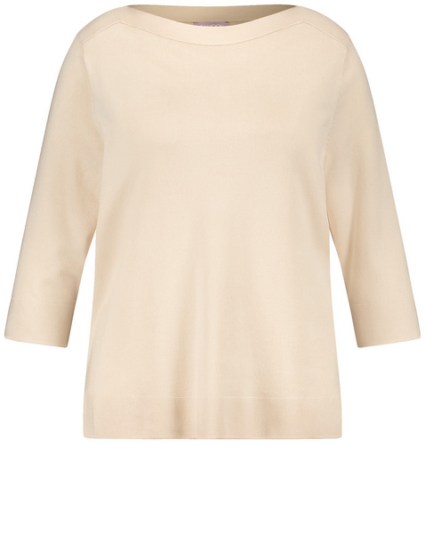 3/4 Arm Pullover mit Seitenschlitzen