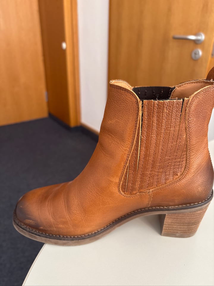 TRAVELIN' Leder-Stiefeletten 