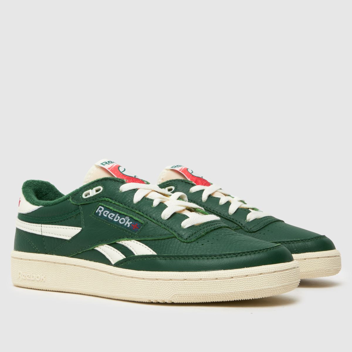 Reebok – Club C Revenge – Mörkgröna vintage-sneakers