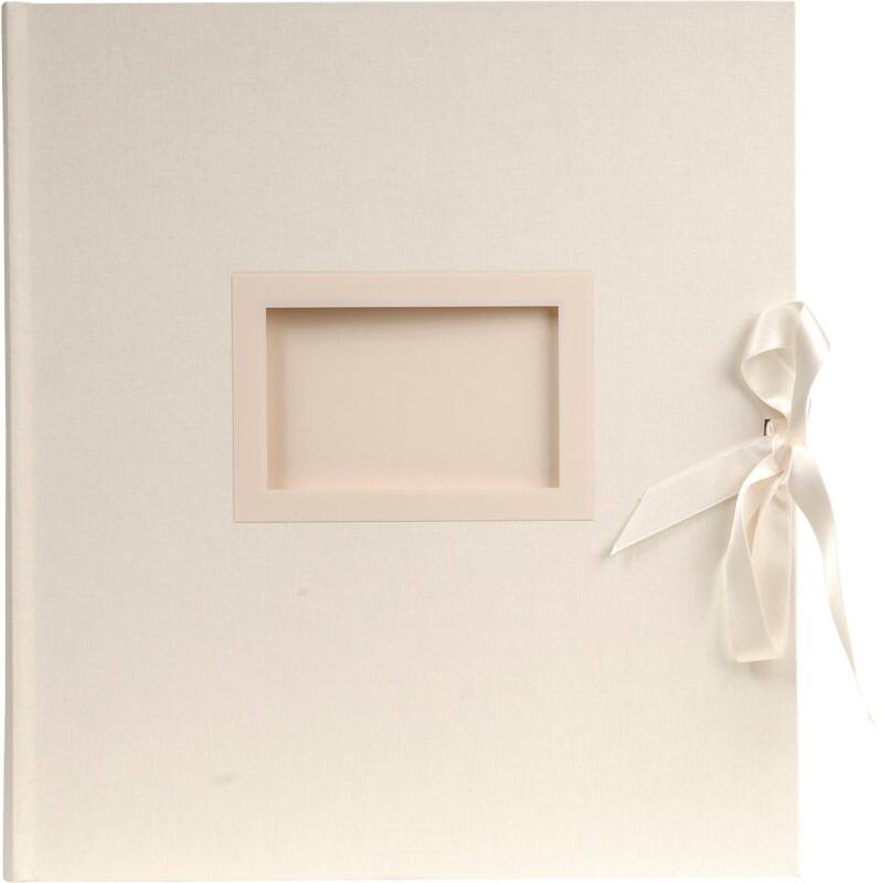 Fotoalbum Knightsbridge 32x29 Elfenbein 60 Seiten 300 Fotos