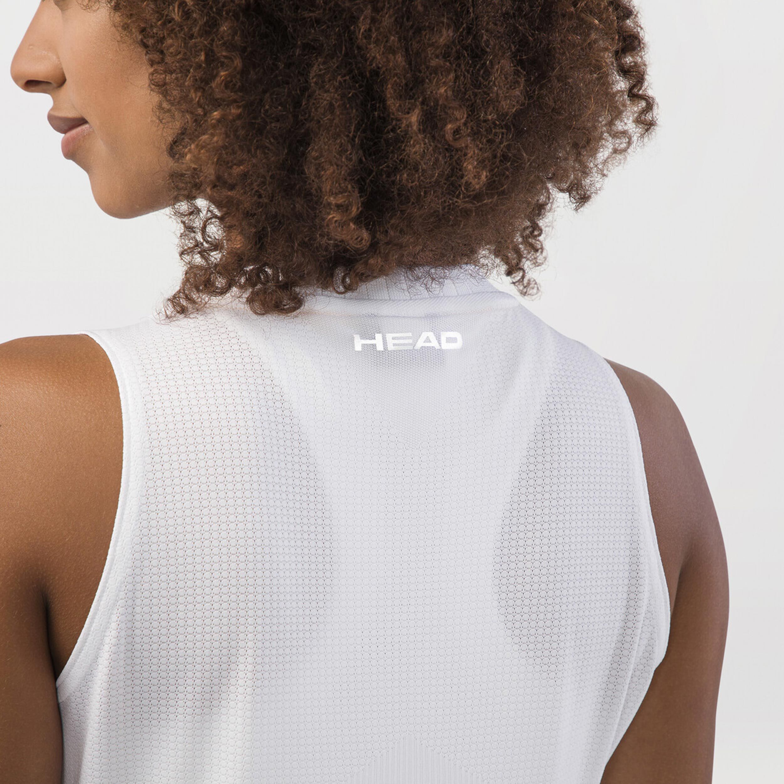 Performance Tank-Top Damen - Weiß, Berry