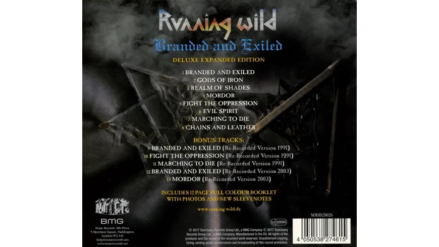 Branded and Exiled-Expanded Version (2017 Remaster Digipak