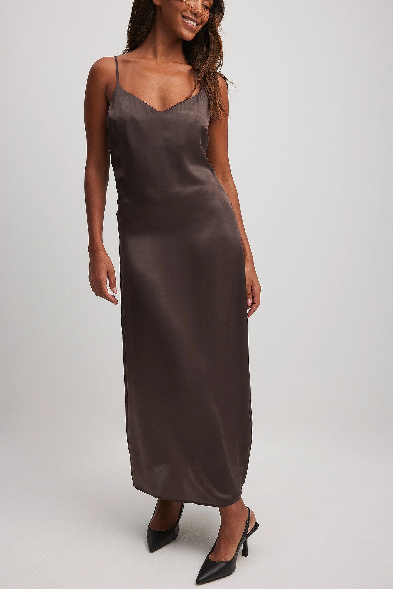 Slipdress aus Satin