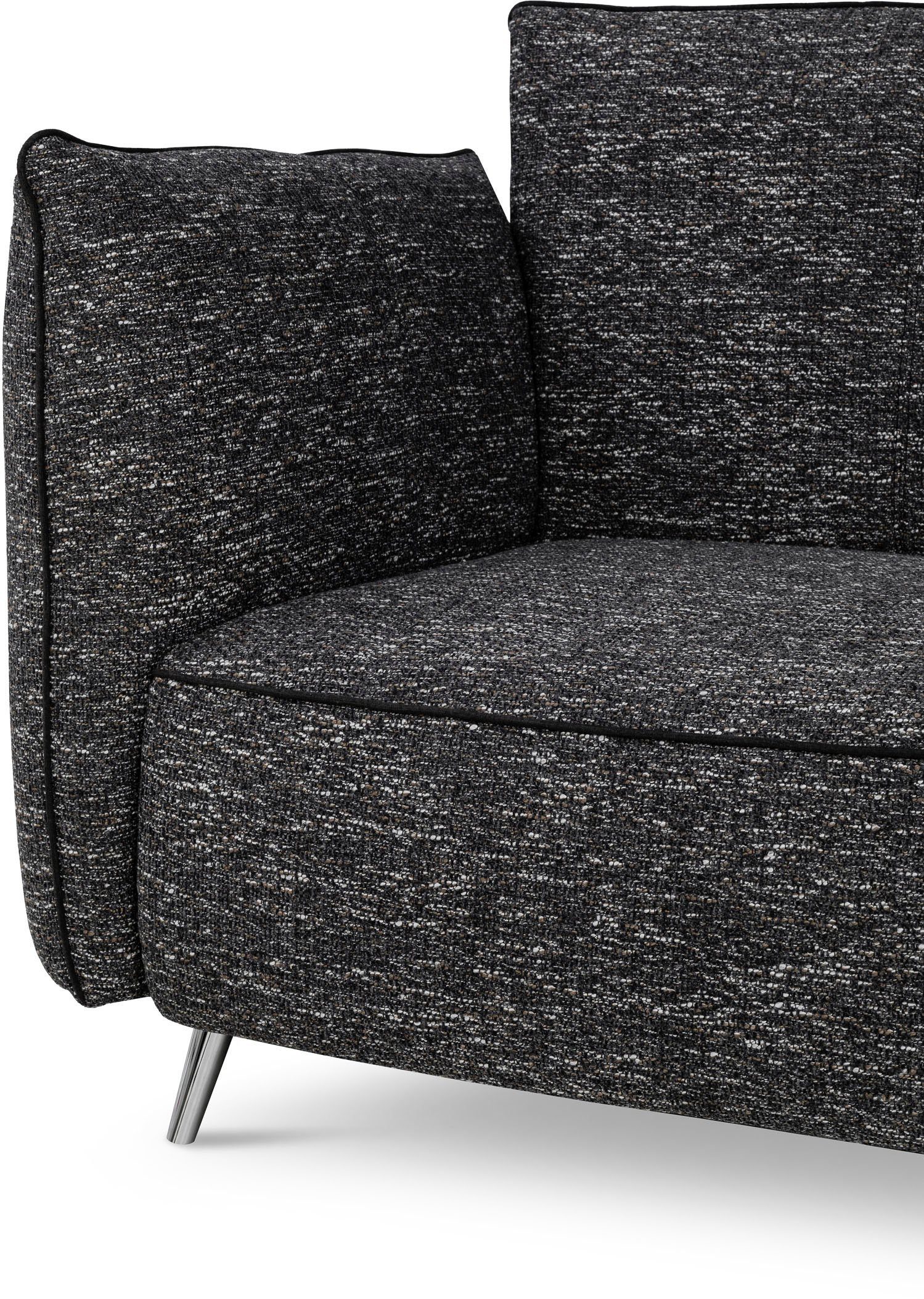 designwerk Loungesofa Faber, mit Rückenteil- und Armteilverstellung