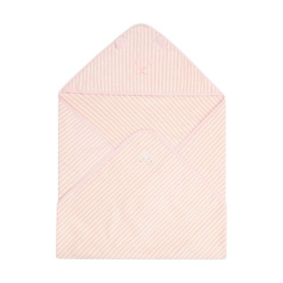 Badetuch mit Kapuze, rosa
