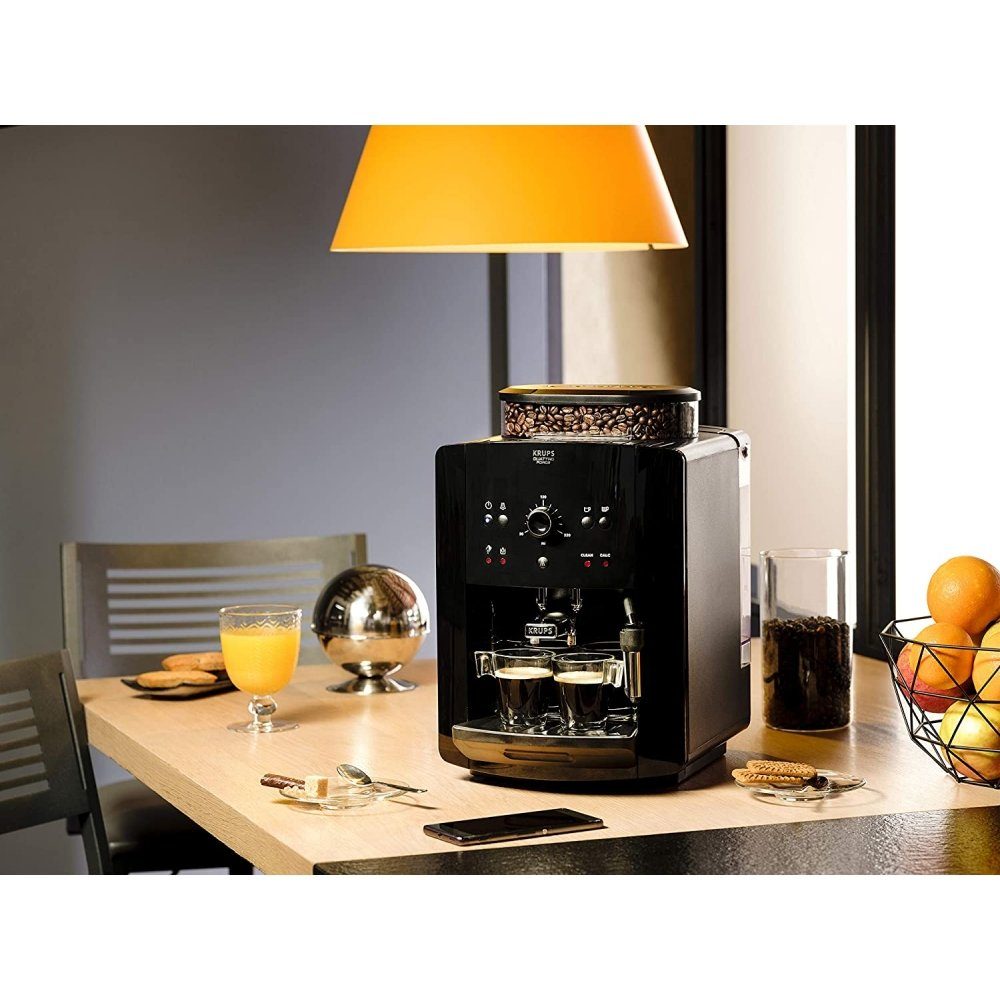 Krups Kaffeevollautomat EA 8110 Arabica Quattro Force - Kaffee-Vollautomat - schwarz