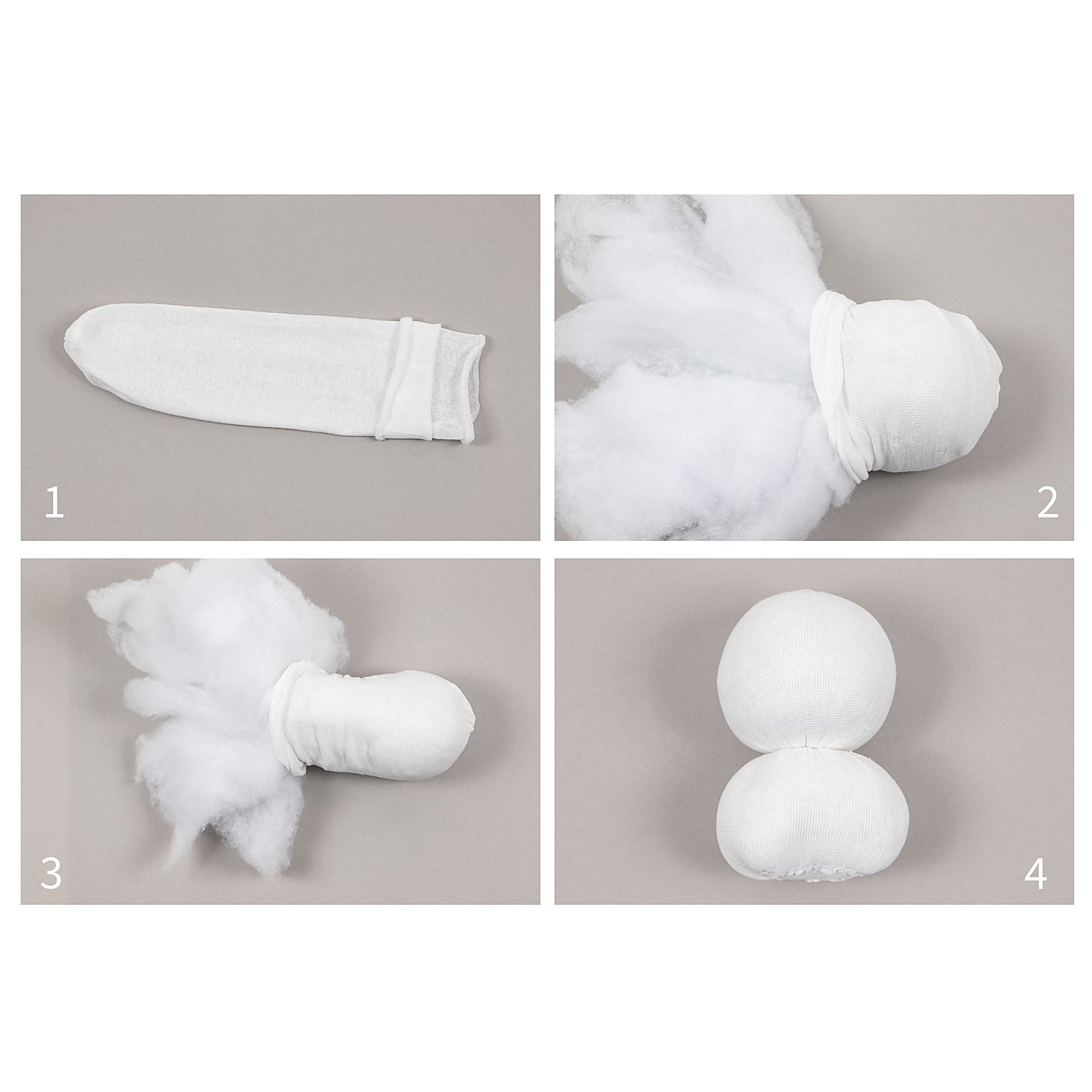 buttinette Wirkschlauch, weiß, Breite: 5 cm, Länge: 2 m