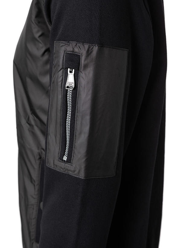 JOOP!, Sweatjacke, Baumwolle, schwarz