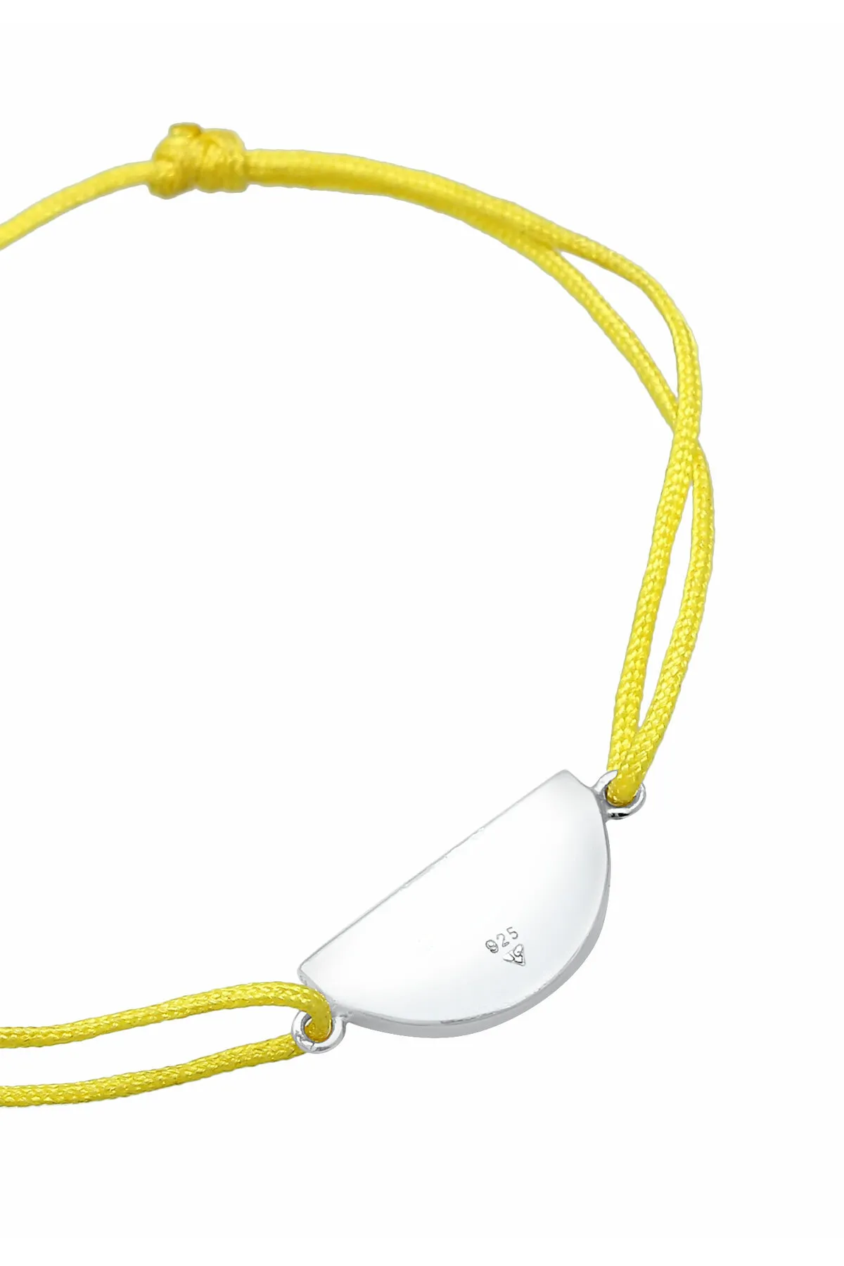 ELLI  Armband Kinder Melone Bunt Nylon Sommer 925 Silber