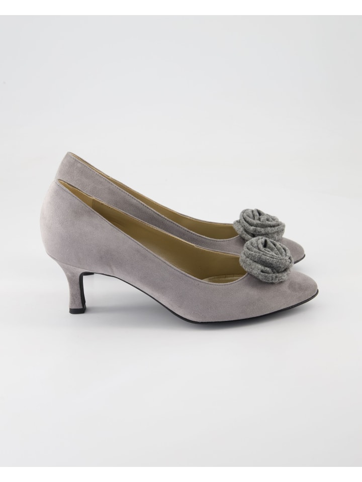 dirndl bua Trachtenschuhe in Grau günstig kaufen