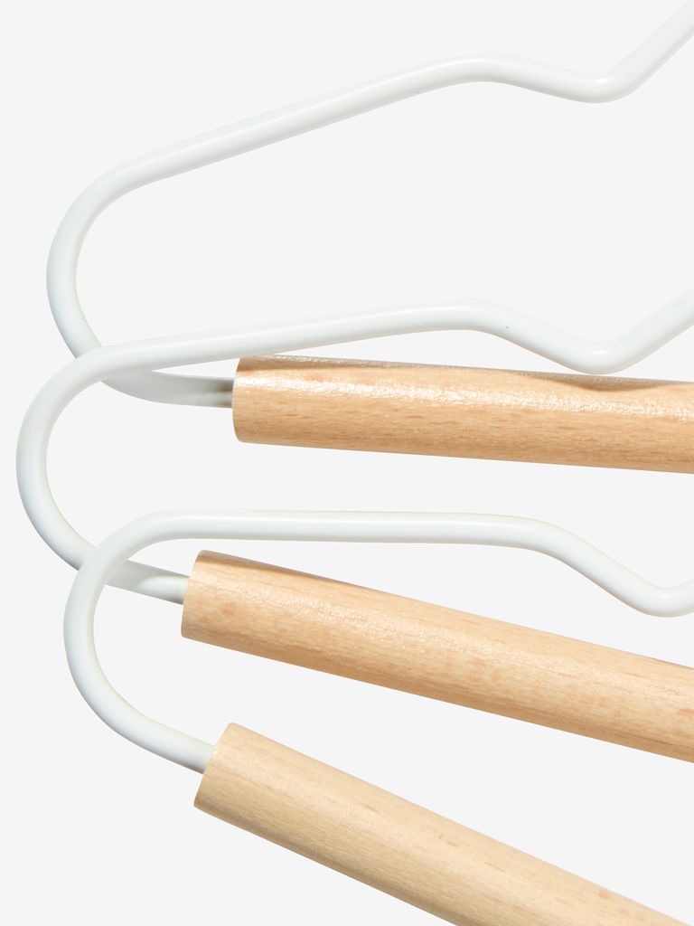 Cintres BO BO, longueur 42 cm, lot de 3, blancs