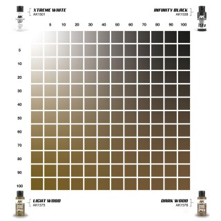 Dual Exo Scenery Set 24 - 24A Light Wood & 24B Dark Wood