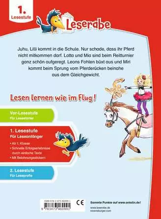 Leserabe - 1. Lesestufe: Pferdegeschichten