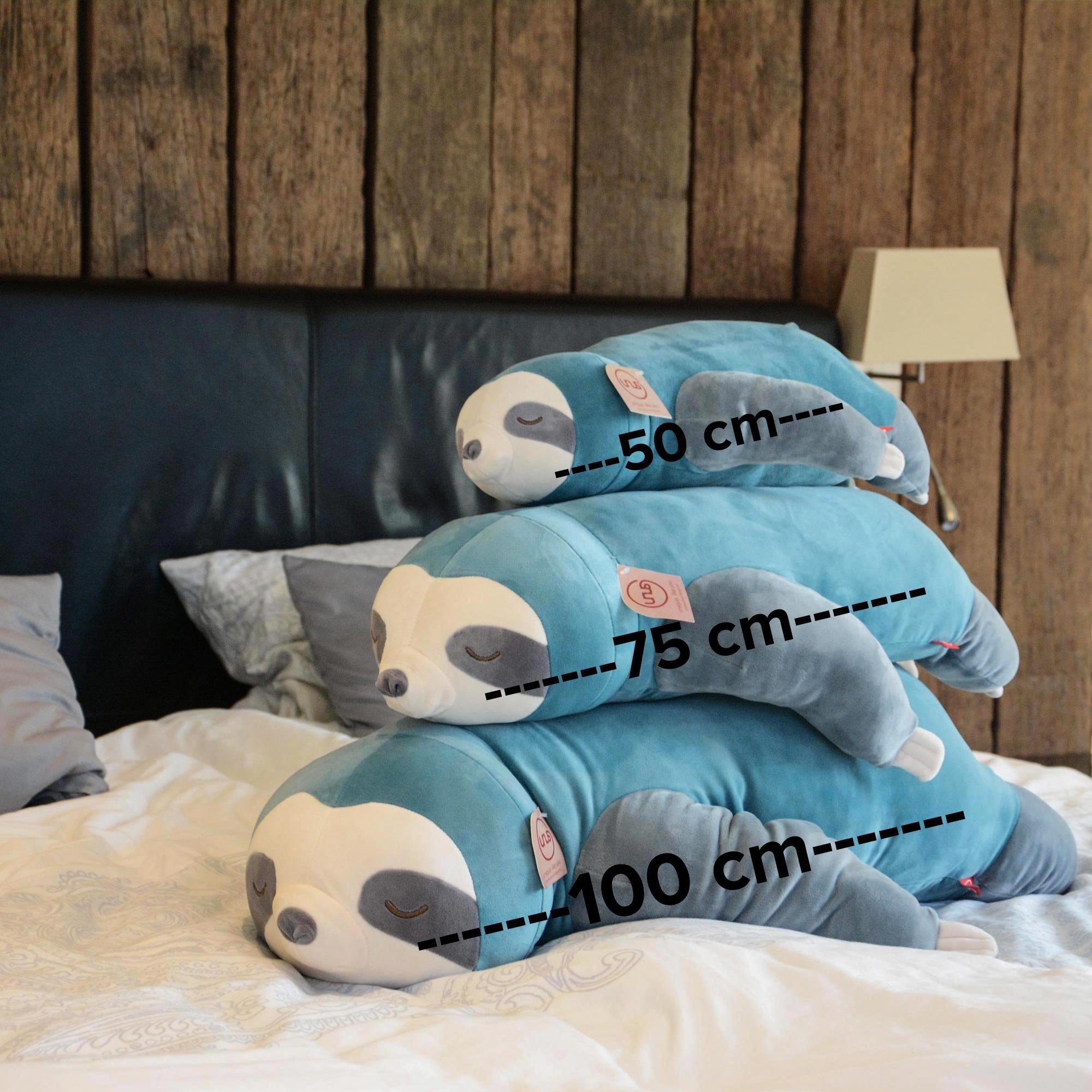 UNUS HOME Seitenschläferkissen Faultier Kissen, 1-tlg., 50 cm, Lagerungskissen Stillkissen Kissen für Kinder Dekoration extrem weich