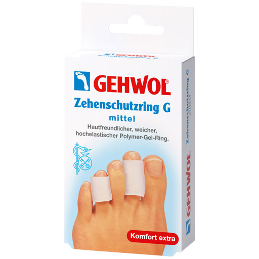 GEHWOL Polymer Gel Zehenschutzring G mittel  2 St