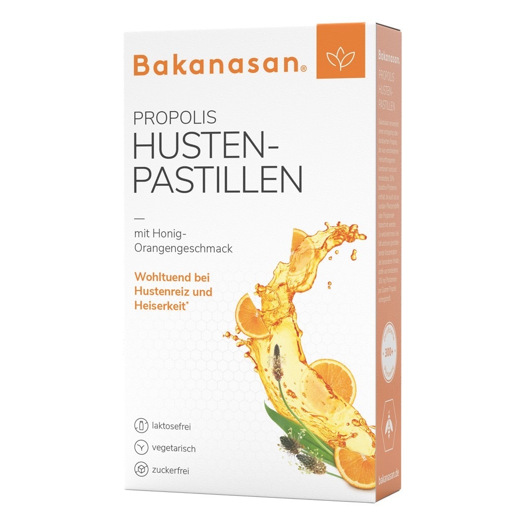 Propolis Husten-Pastillen Honig-Orange