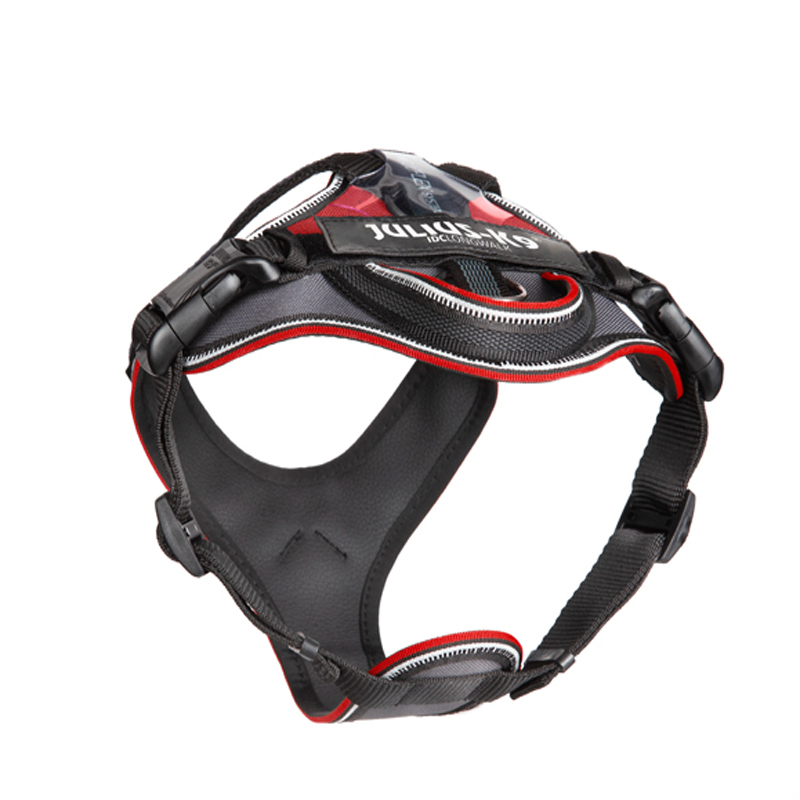 JULIUS-K9 Hundegeschirre JULIUS-K9 IDC Longwalk rot/ grau M