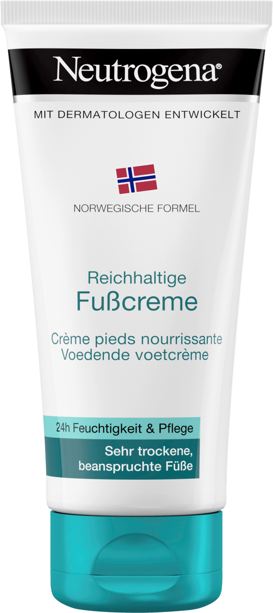 Fußcreme Trockene Haut, Norwegische Formel, 100 ml