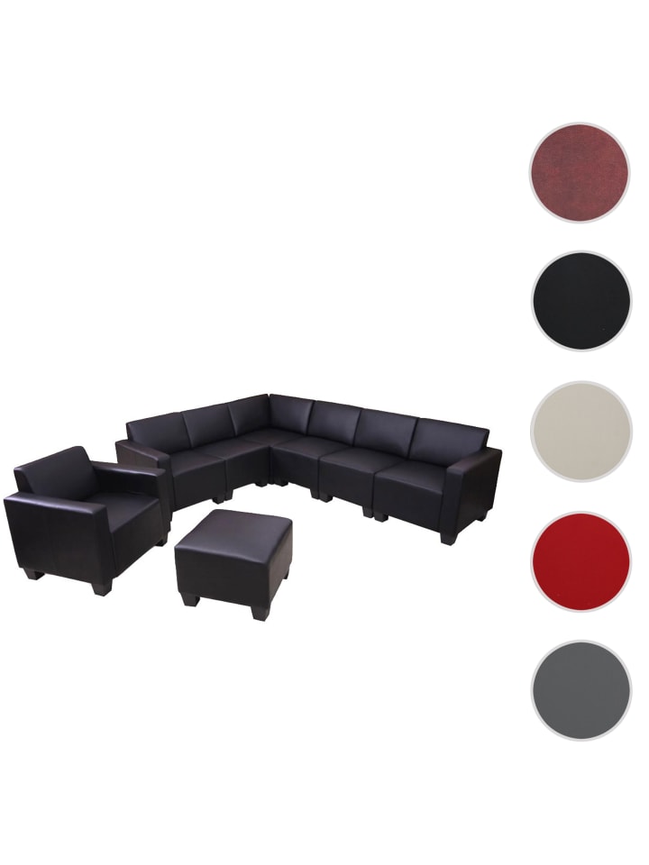 MCW Modular Sofa-System 6-2 Moncalieri, Schwarz günstig kaufen onesize