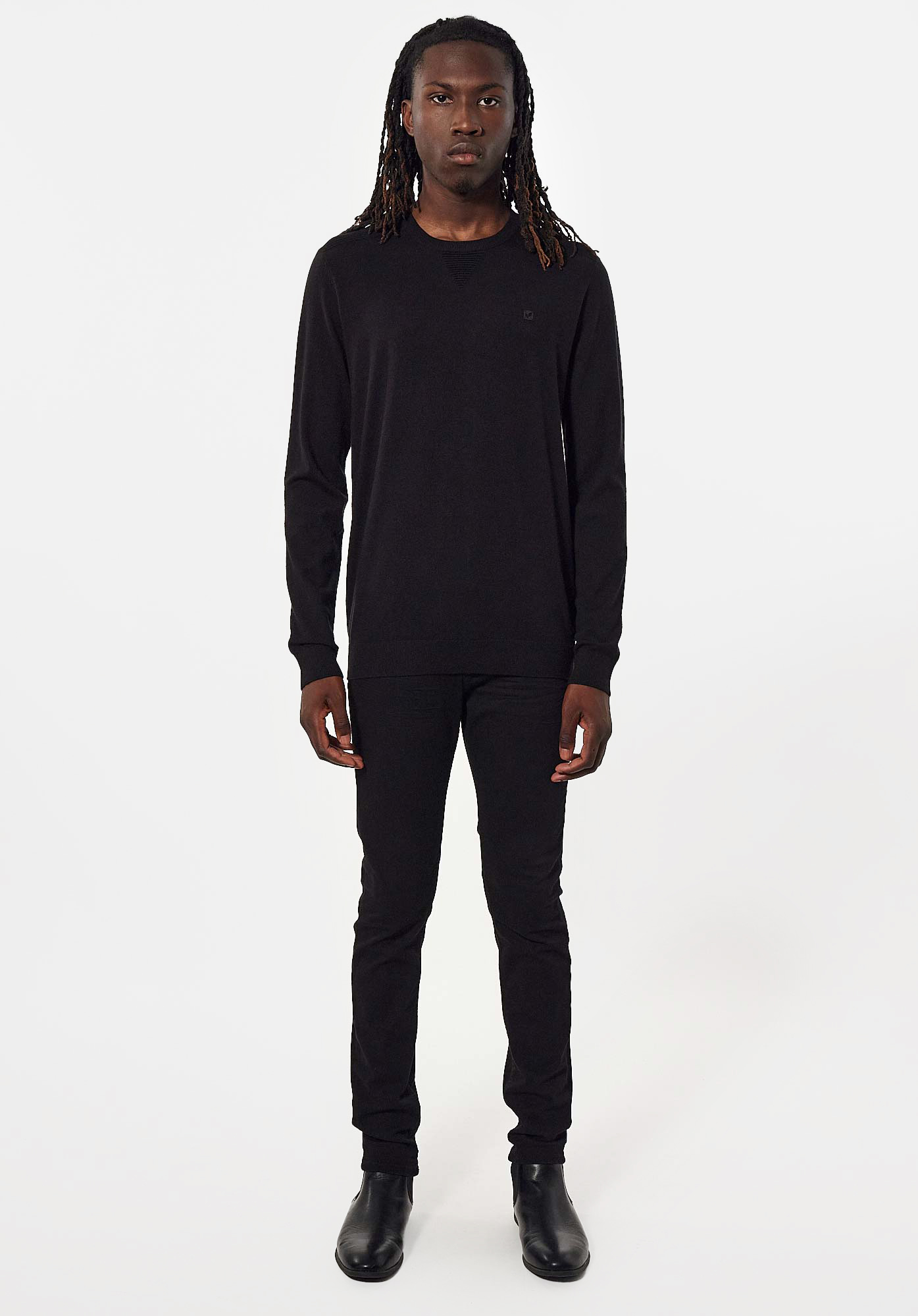 AERO   Pull noir Homme