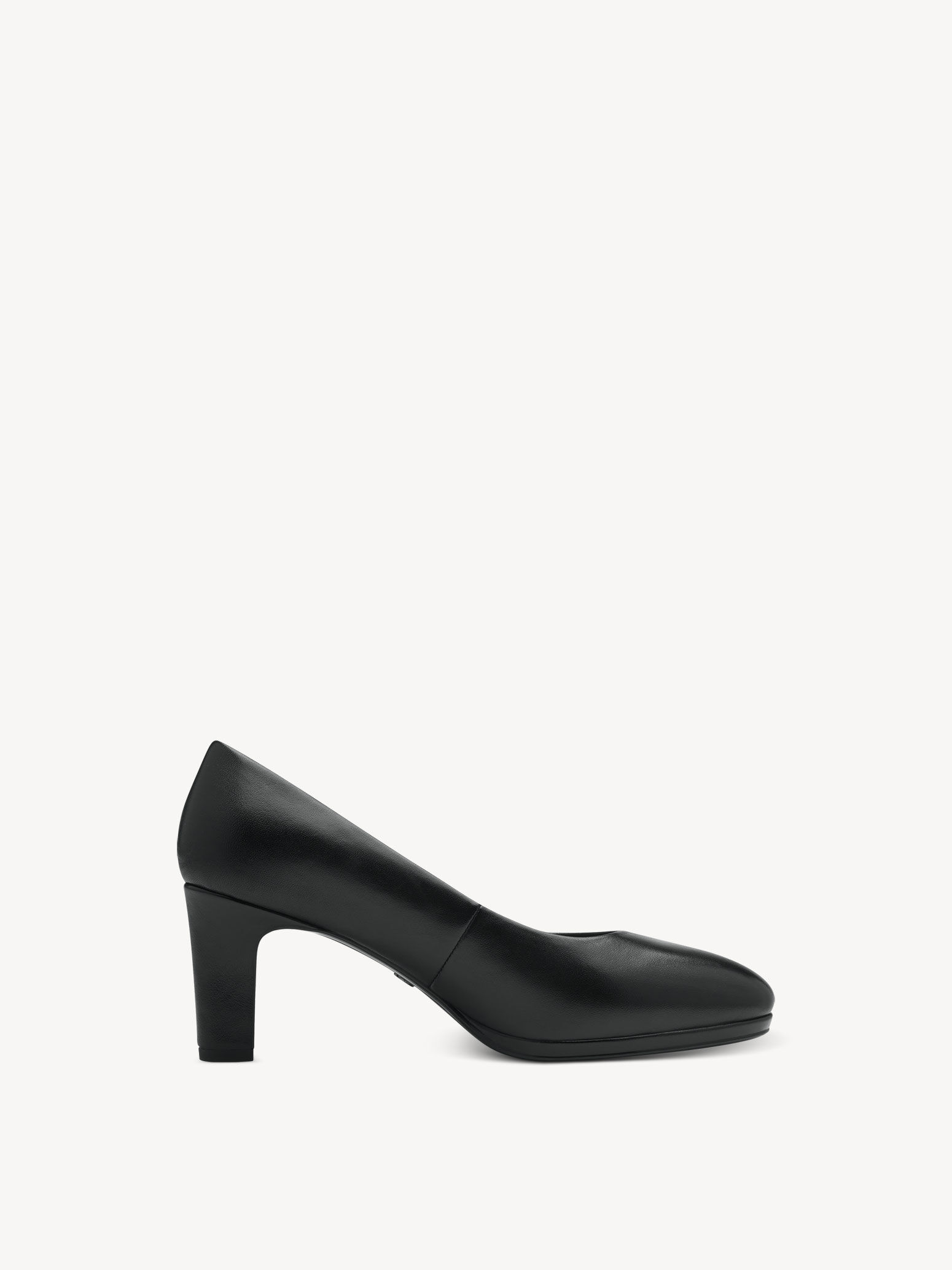 Escarpin en cuir - noir