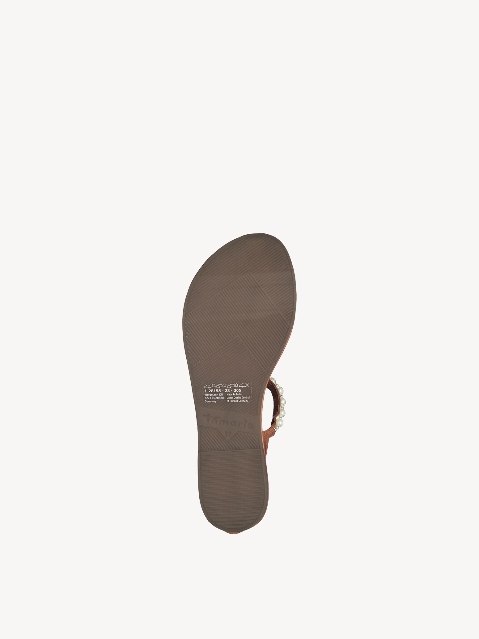 Sandale en cuir - marron
