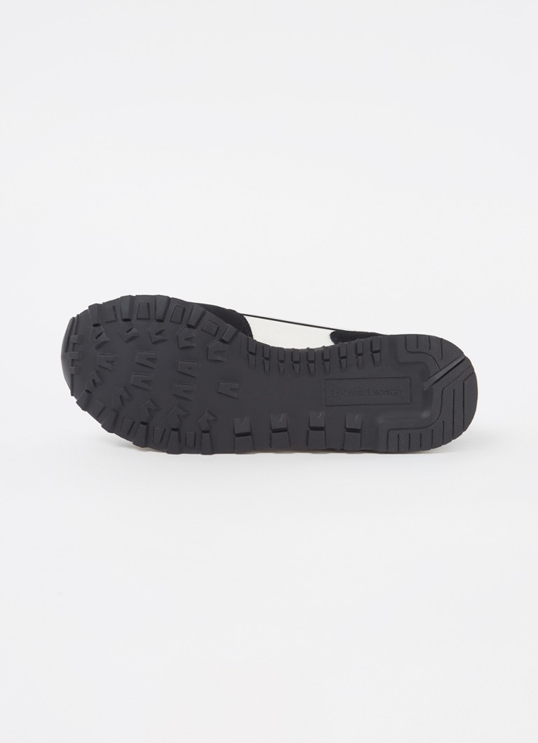 Adidasy Armani Exchange z detalami ze zamszu