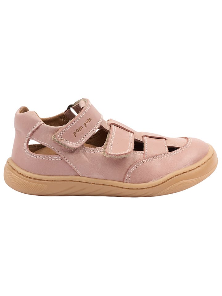 POM POM Leder-Barfußschuhe in Rosa günstig kaufen