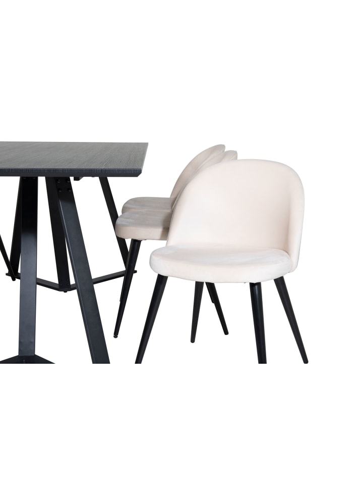 ebuy24 Essgruppe Marina 23 (7-teilig) Beige 90 x 180 cm günstig kaufen onesize