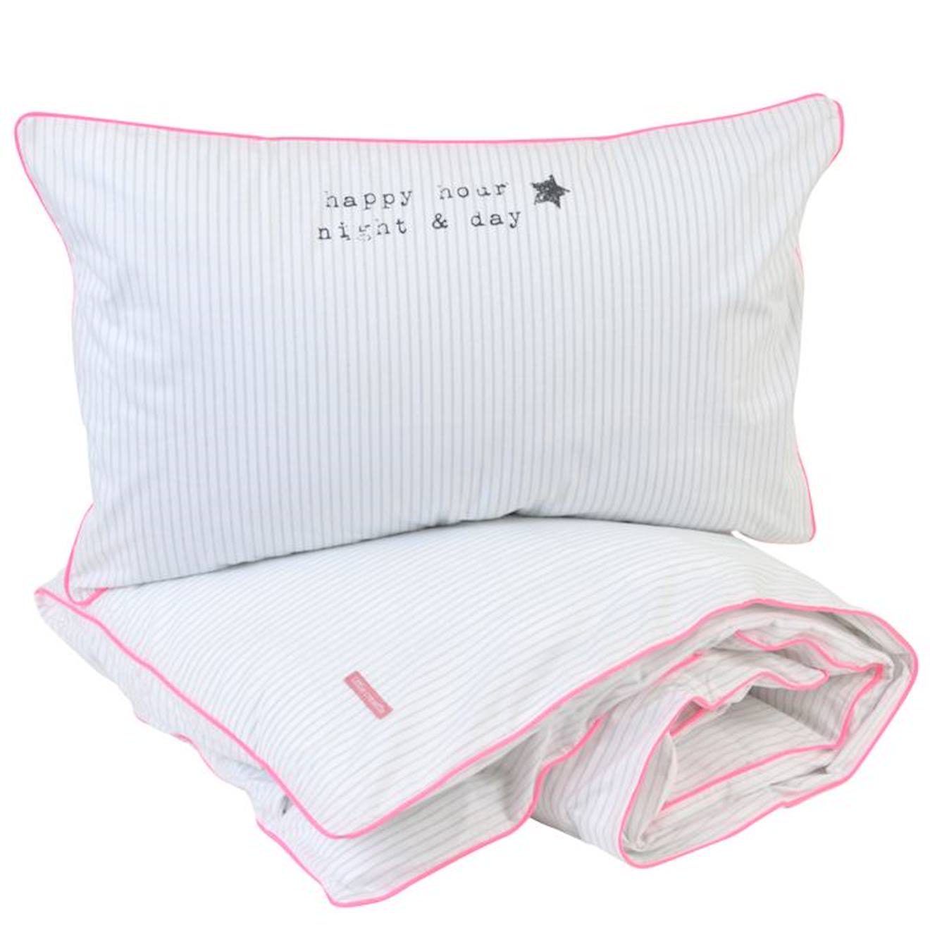 Parure de lit bébé 100x120 cm Alma gris