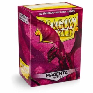 Schutzhüllen Dragon Shield: Matte Magenta (100 Stück)