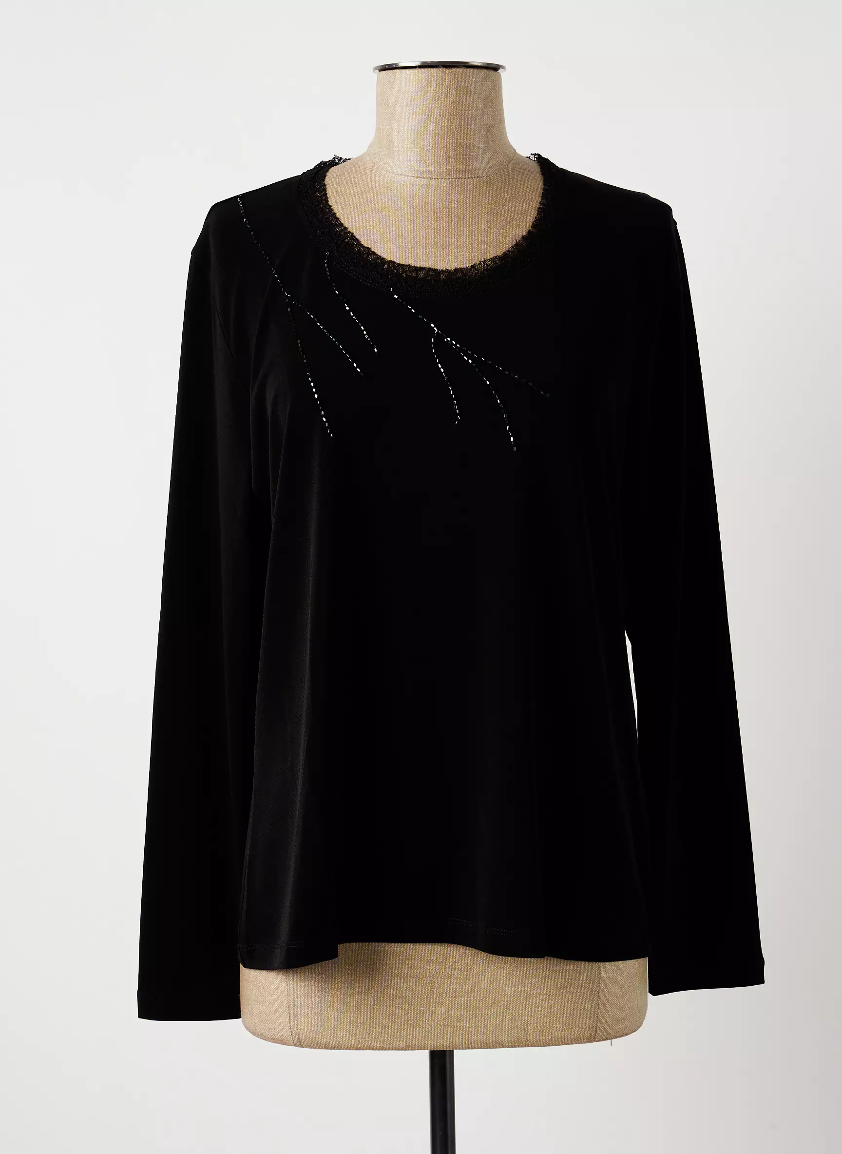 Meri Esca Tshirts Femme couleur noir