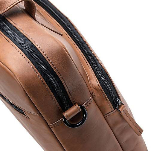 FARMHOOD Nashville Aktentasche Leder 39 cm Laptopfach
