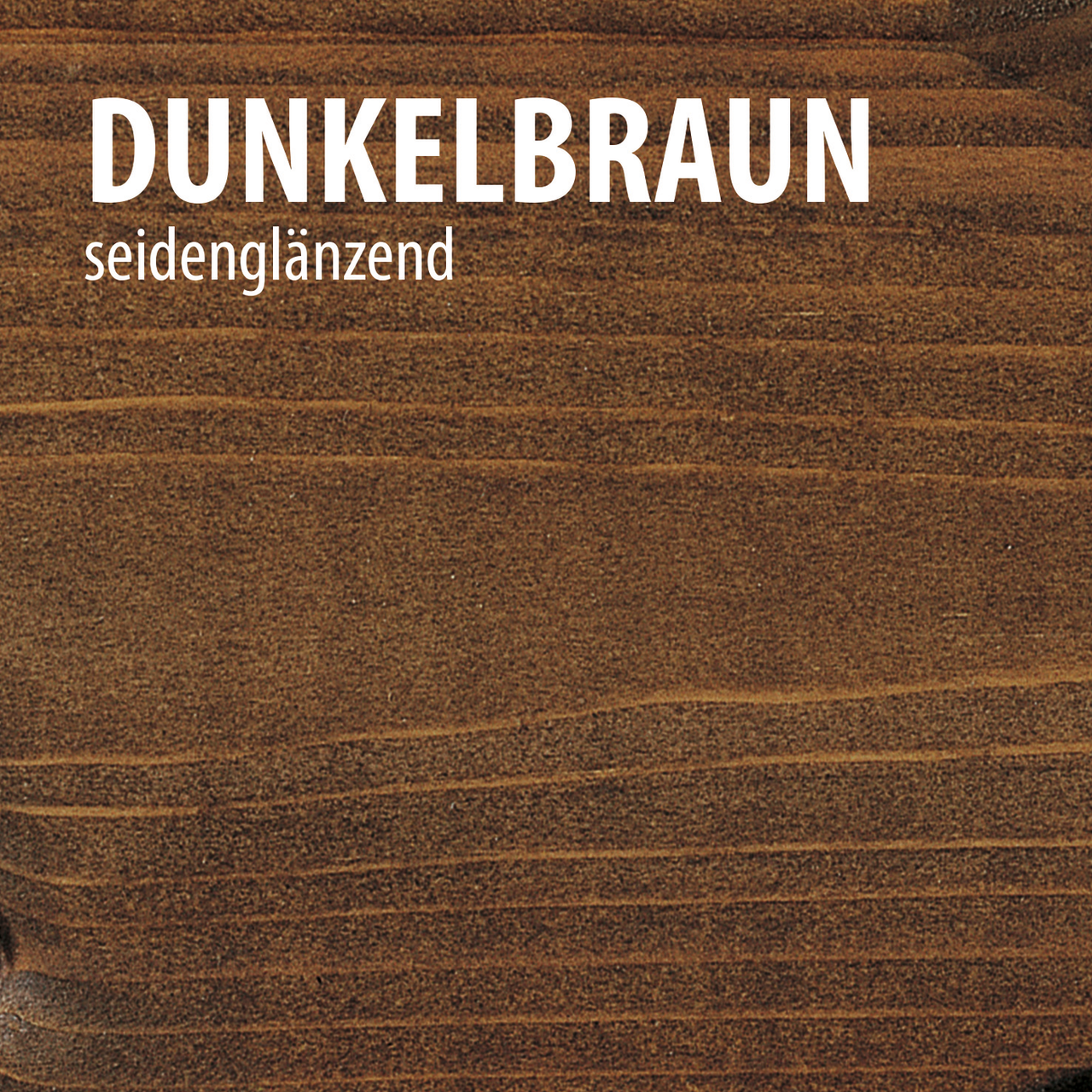 Baufix Zaun & Gartenlasur dunkelbraun seidenglänzend, 5 Liter, Holzlasur