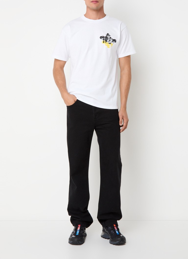Tricou Obey Inner Power cu logo și imprimeu pe spate.